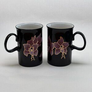 Set of 2 Vintage Porcelain Dunoon Mugs - "Fiji"